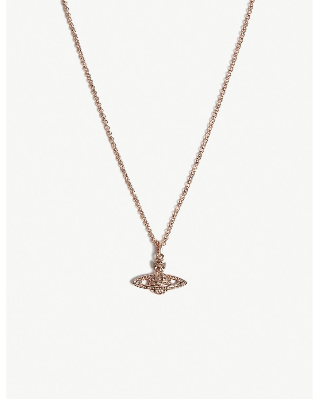 Vivienne Westwood Mini Bas Relief Necklace in Metallic - Lyst