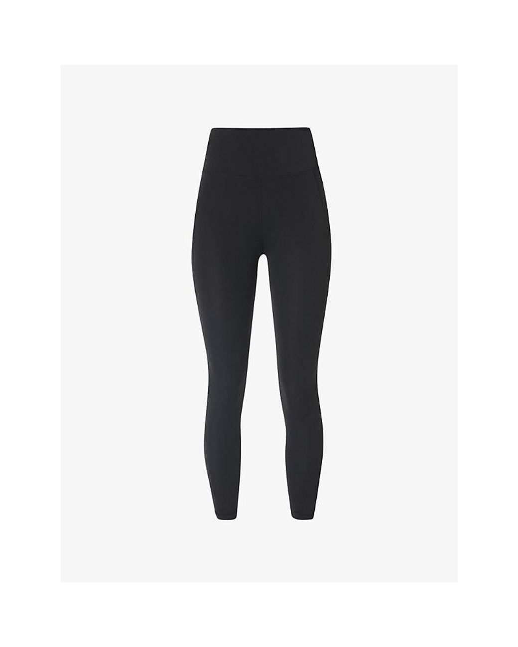 Sweaty Betty Black All Day 7/8 High-Rise Stretch-Jersey Leggings
