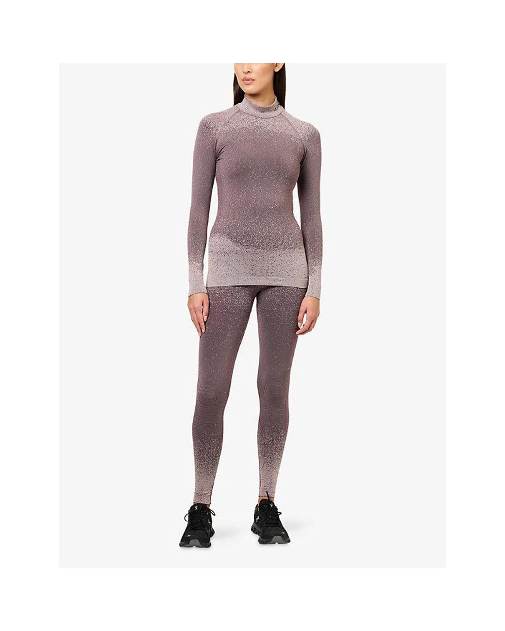 Falke Purple Maximum Warm Thermal Long-Sleeve Top