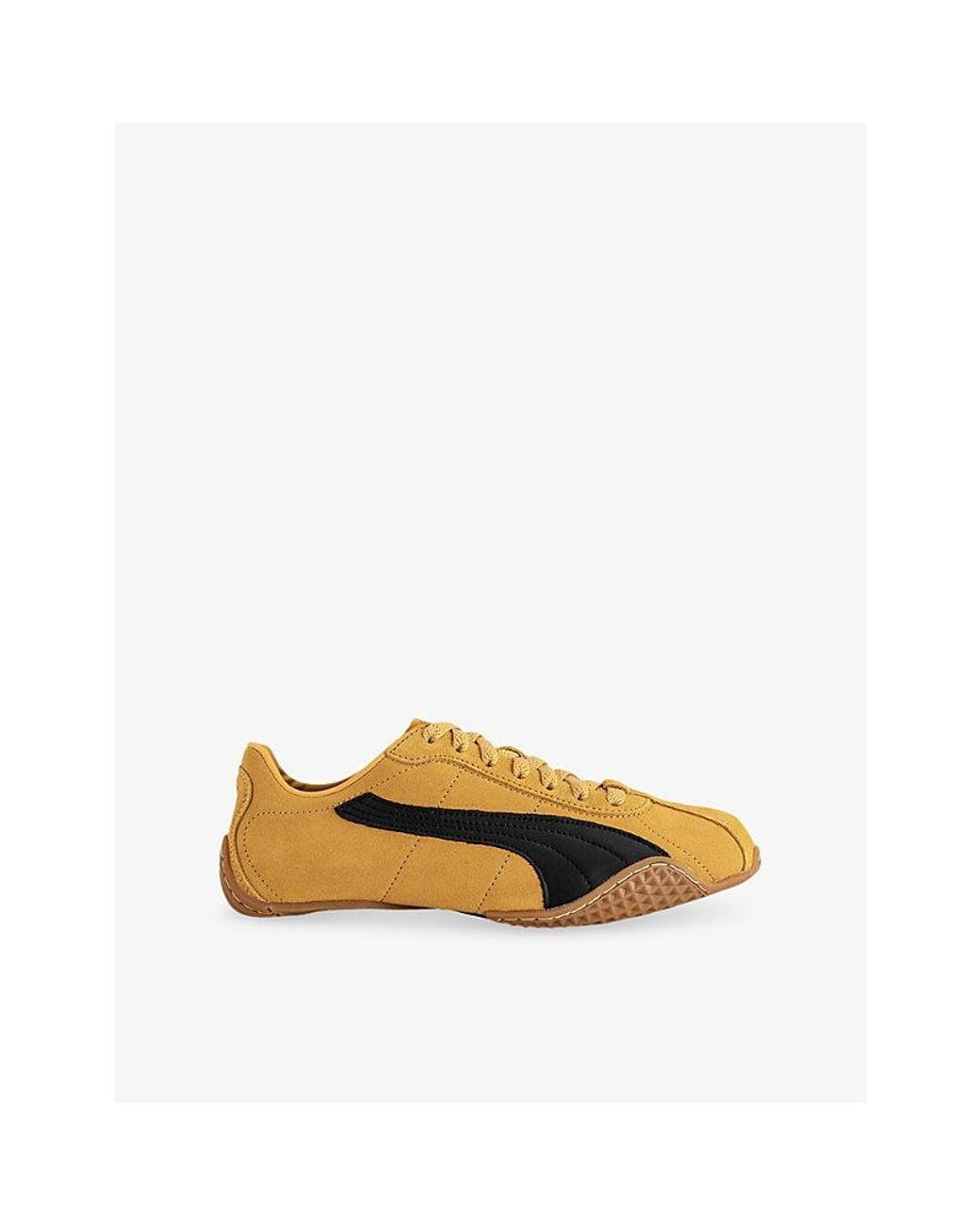 PUMA Yellow K-Street Suede Trainers