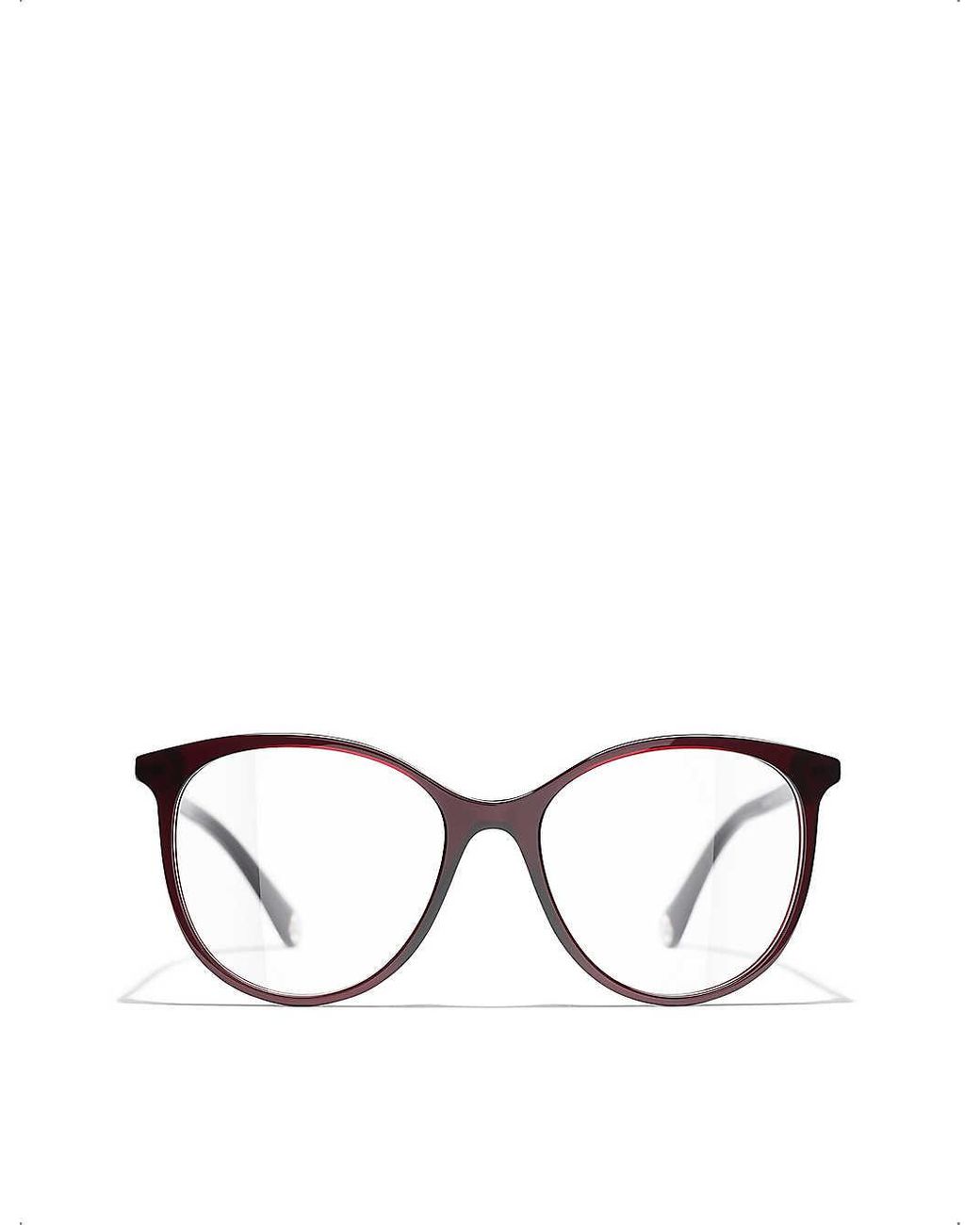 Chanel Pantos Eyeglasses in Red