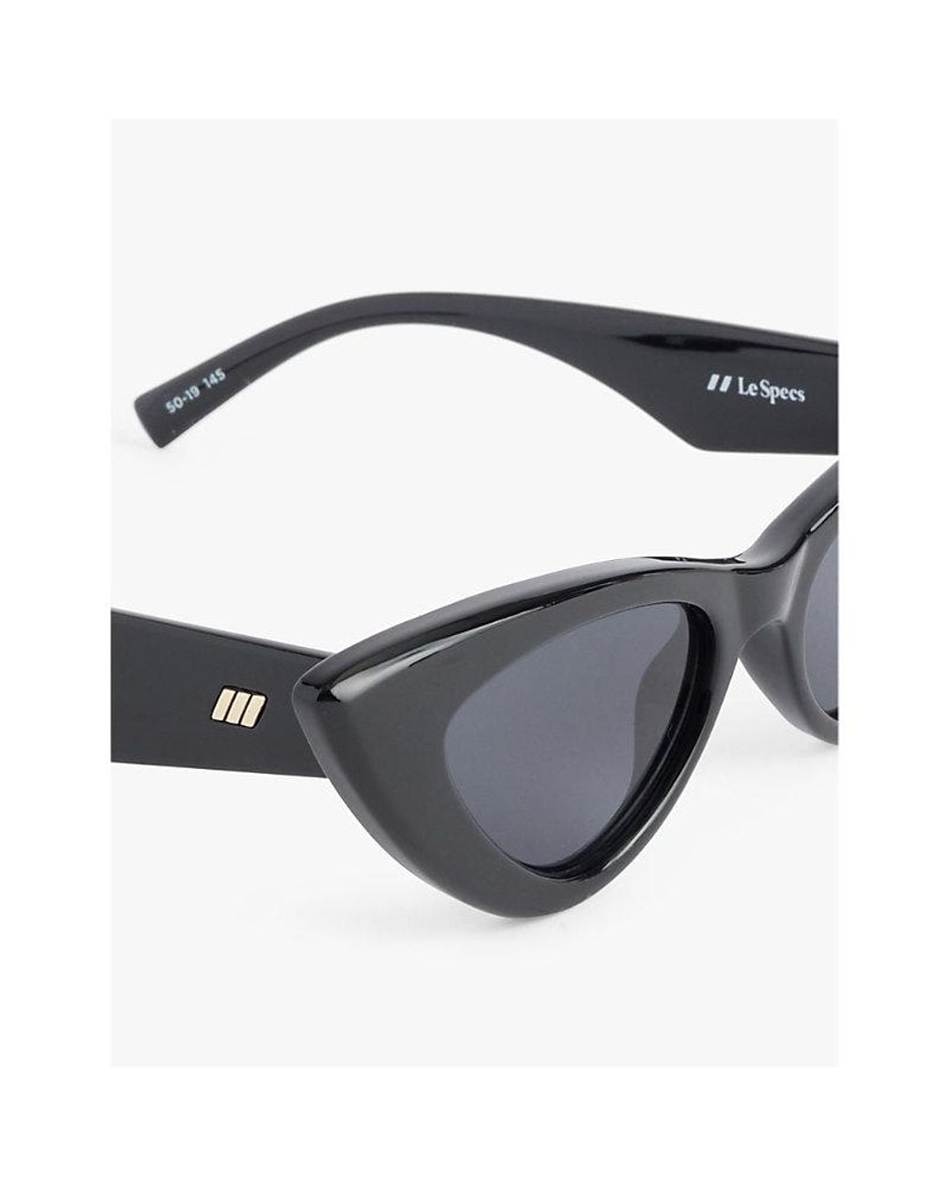 Le Specs Blue Hypnosis Cat Eye-Frame Plastic Sunglasses