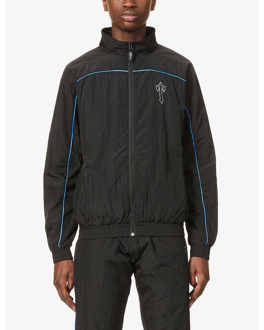 Trapstar Irongate Branded Shell Jacket in Black for Men Lyst Canada