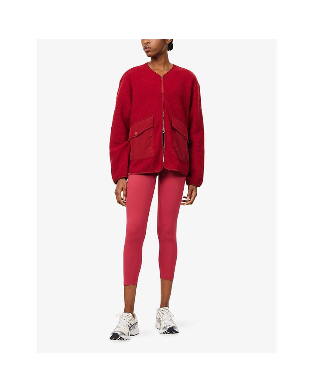 Varley Red Freesoft High-Rise Workout Leggings