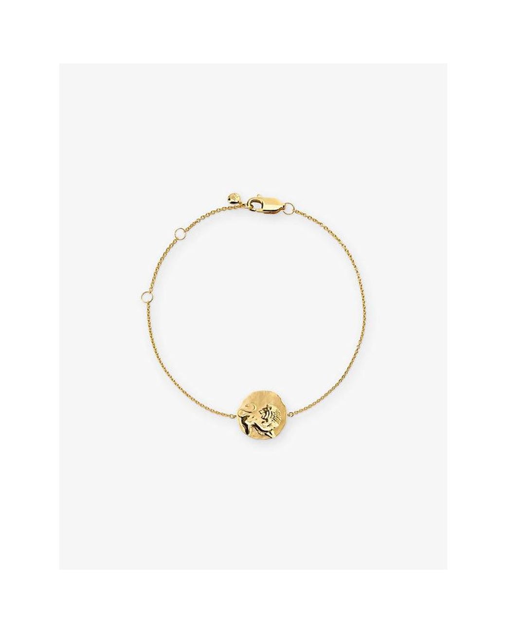 Monica Vinader Metallic Leo Zodiac 18Ct Vermeil-Plated Sterling Chain Bracelet