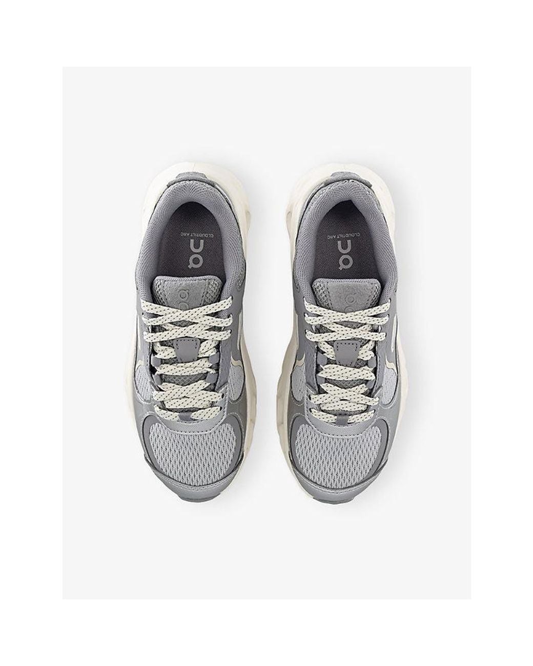 On Shoes White Cloudtilt Arc Woven Trainers
