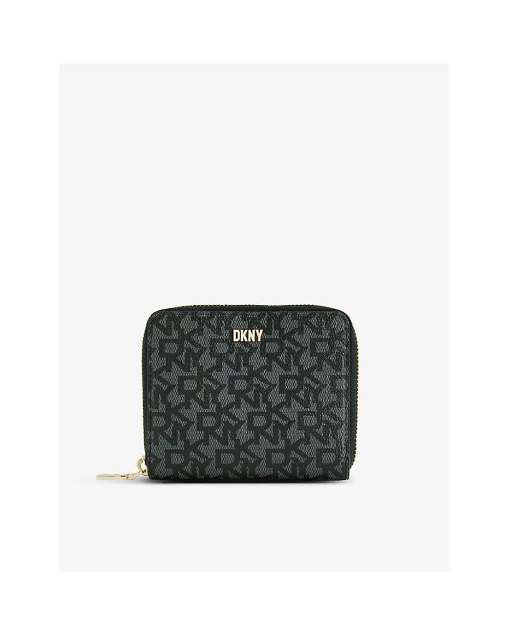 Black synthetic leather with Grey LV monogram print