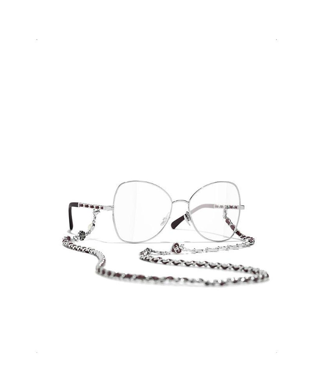 Chanel Butterfly Eyeglasses in White
