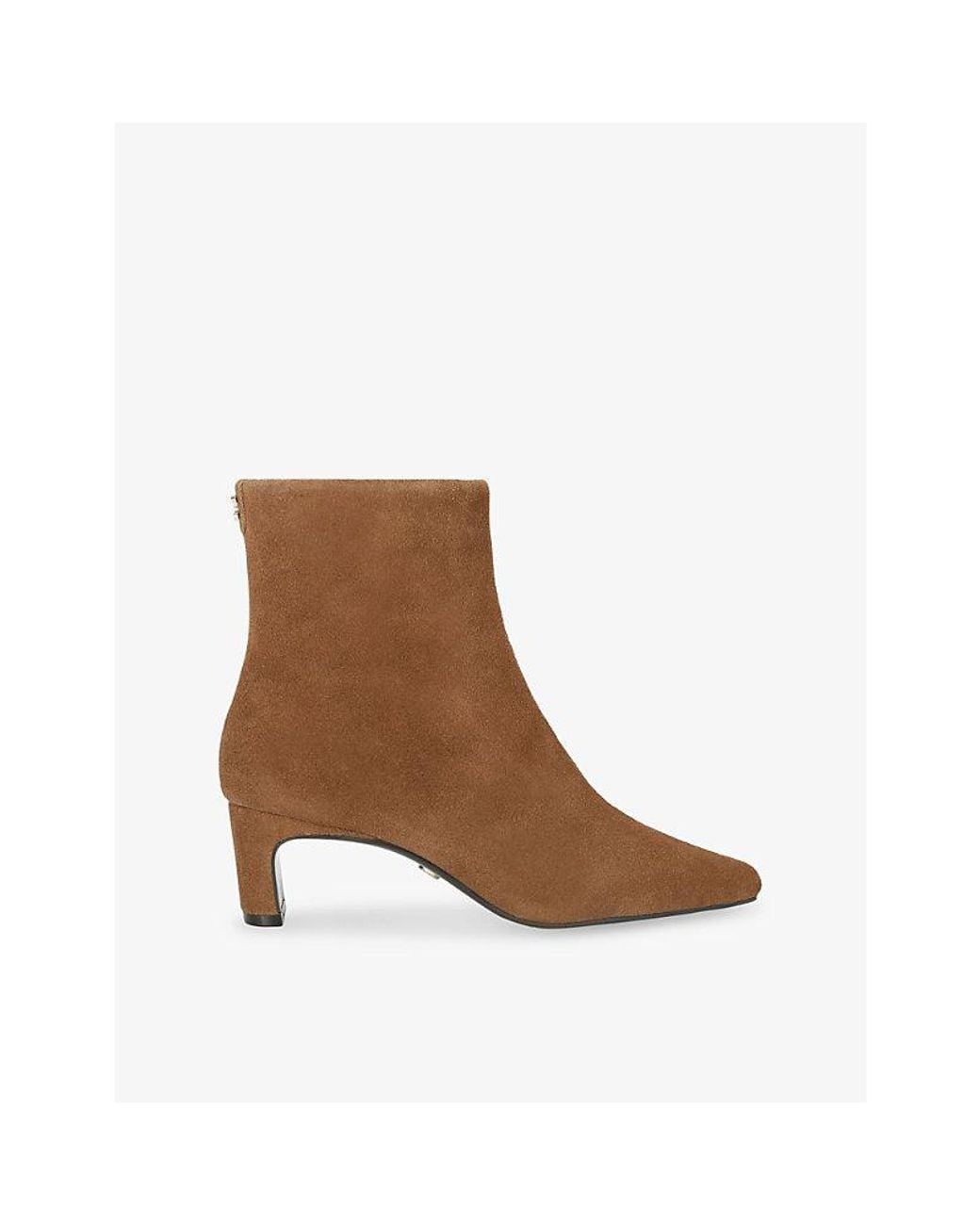 Carvela Kurt Geiger Brown Bruna Suede Heeled Ankle Boots