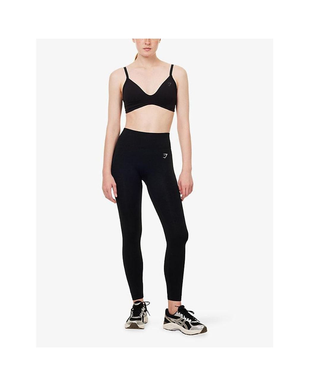 GYMSHARK Black Soft Sculpt Sports Bra