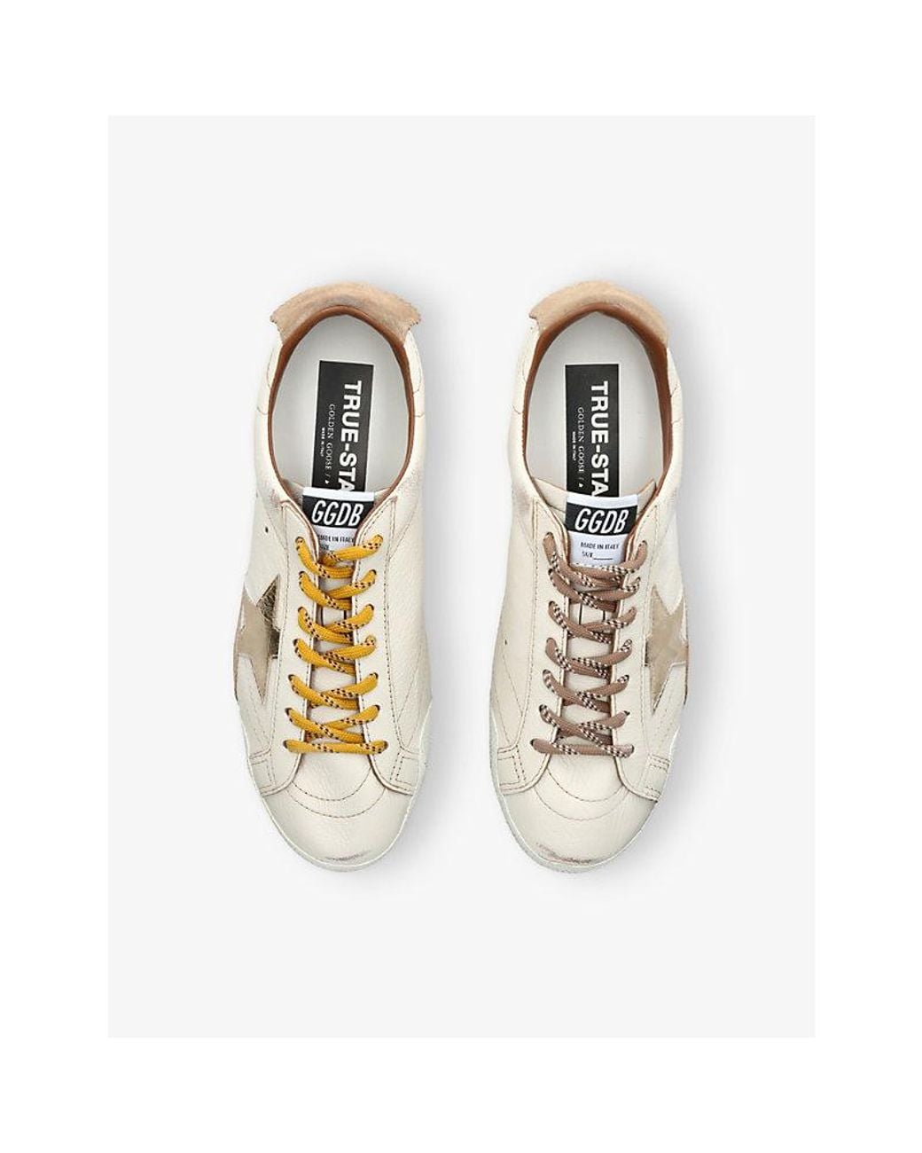 Golden Goose Deluxe Brand Natural True-Star Leather Low-Top Trainers for men