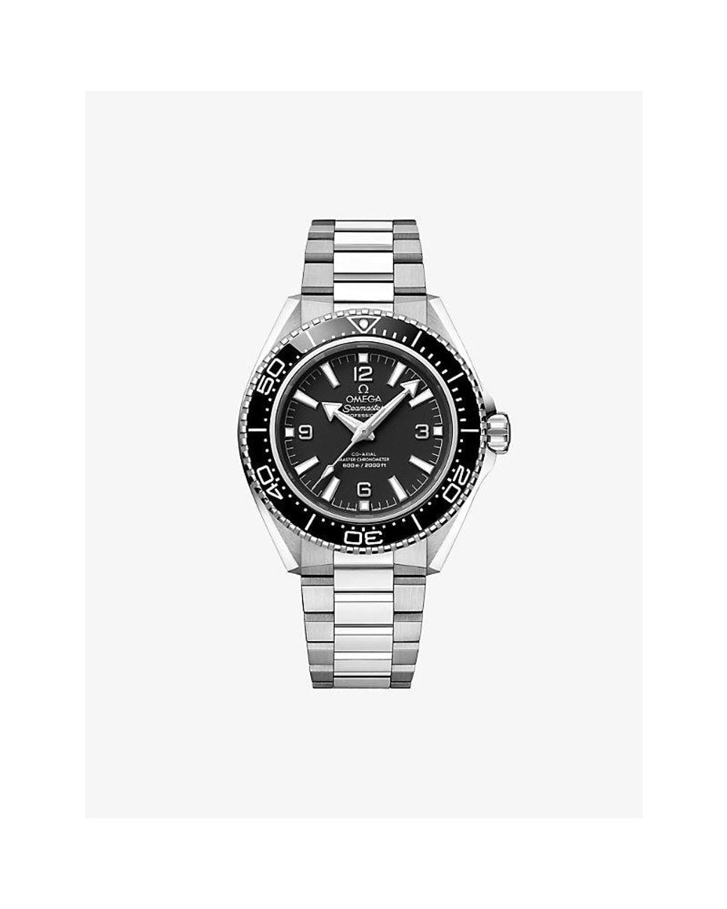 Omega Metallic Seamaster Planet Ocean 600M Stainless-Steel Watch 42Mm for men