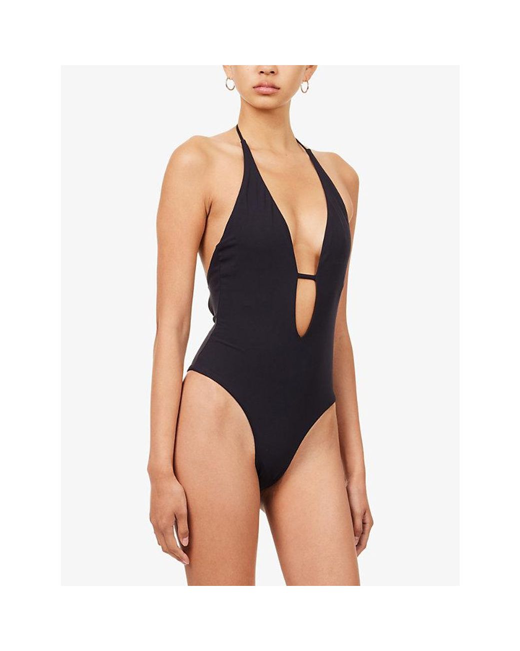 WE Are Tala Blue Halter-Neck Tie-Back Swimsuit