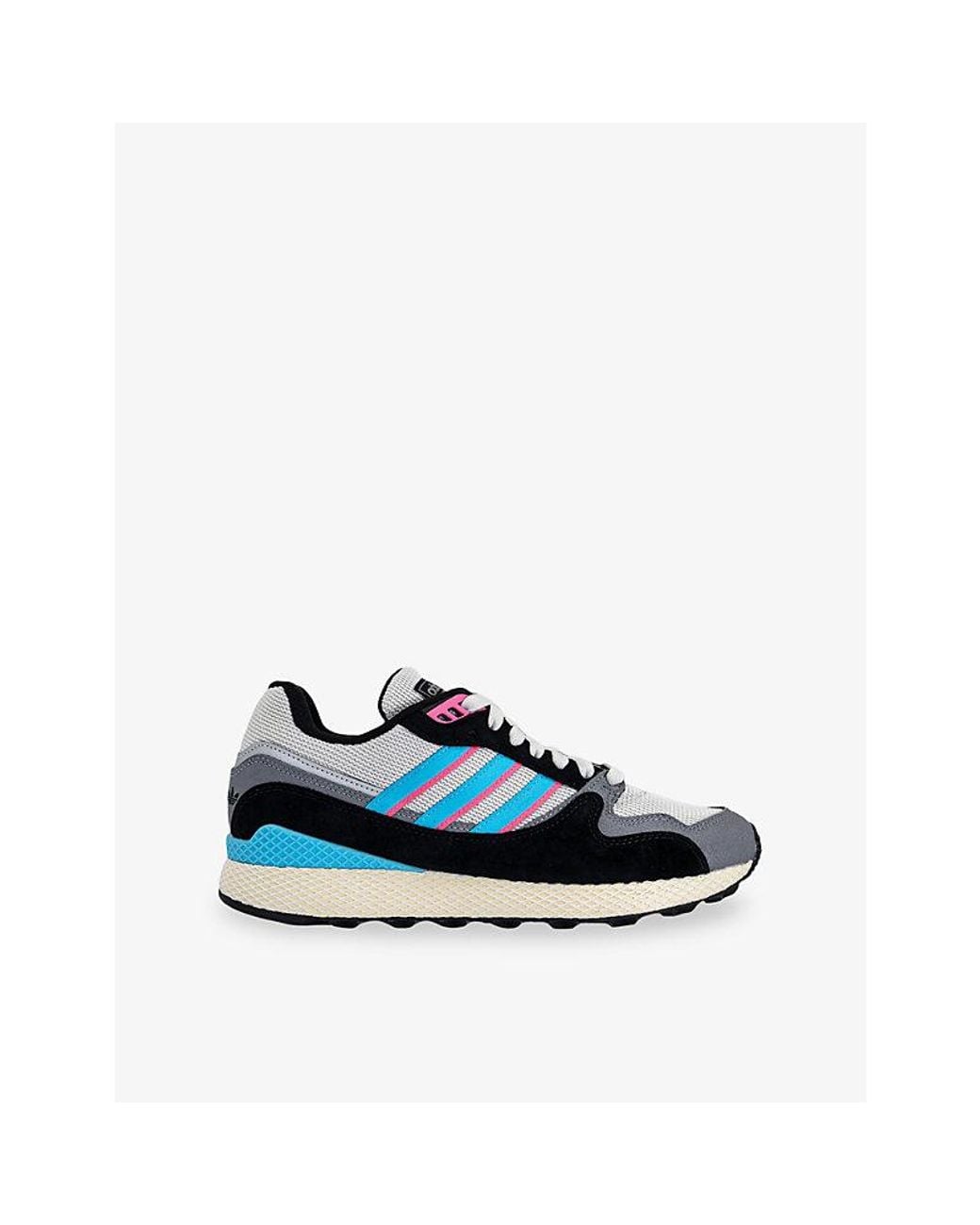 Adidas Blue Retro Running Sneakers for men