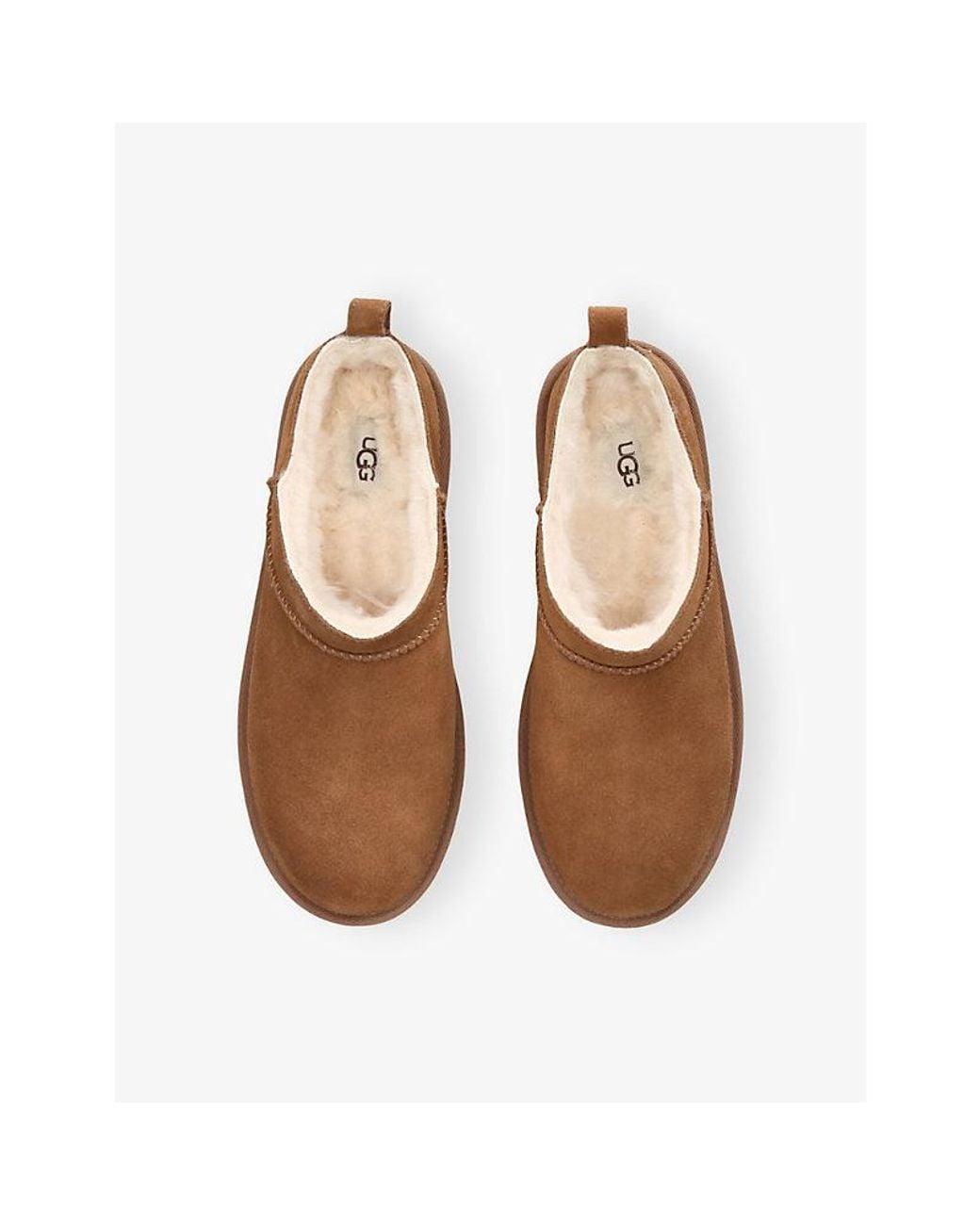 Ugg Brown Classic Micro Suede Boots for men