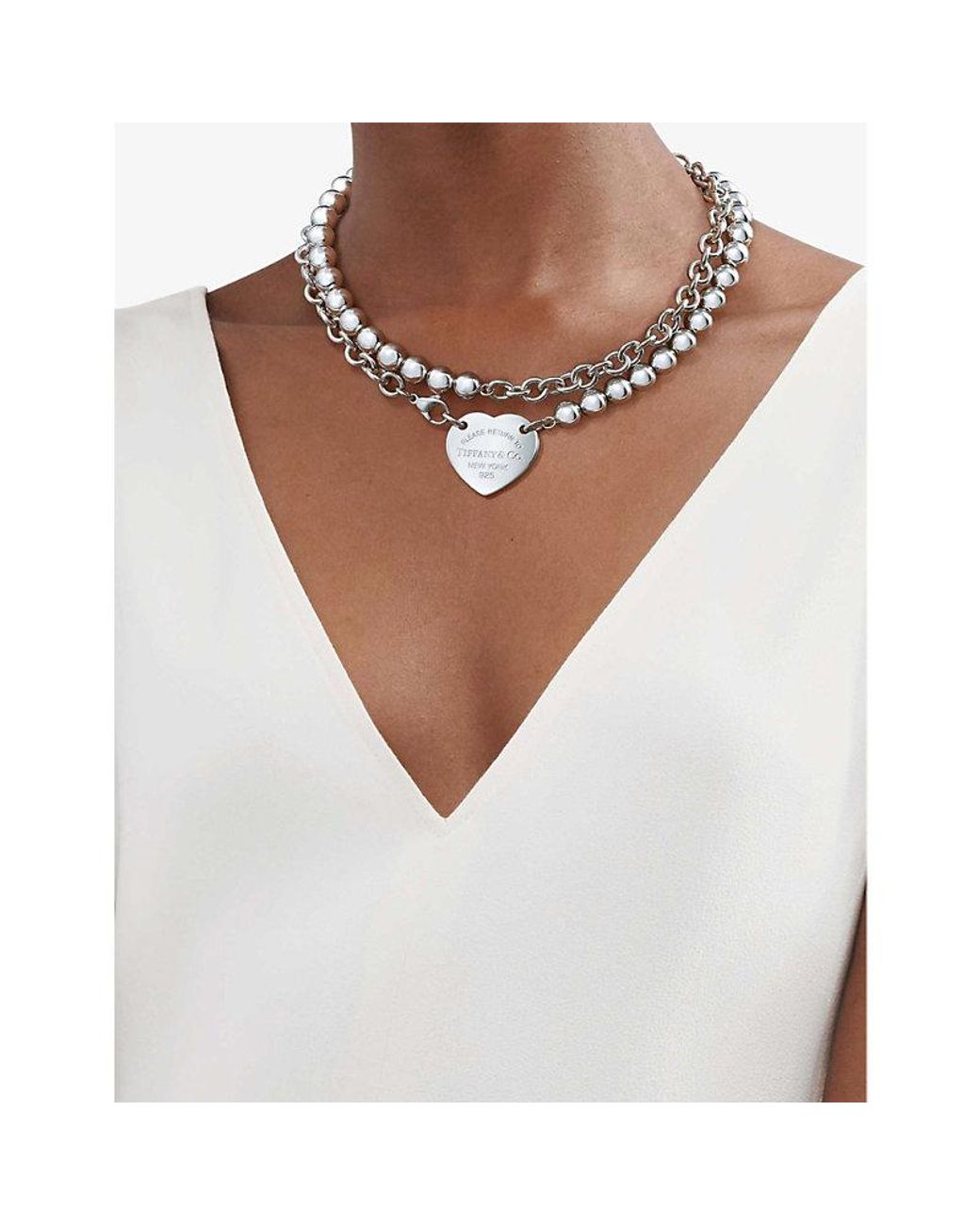 Heart tag clearance choker