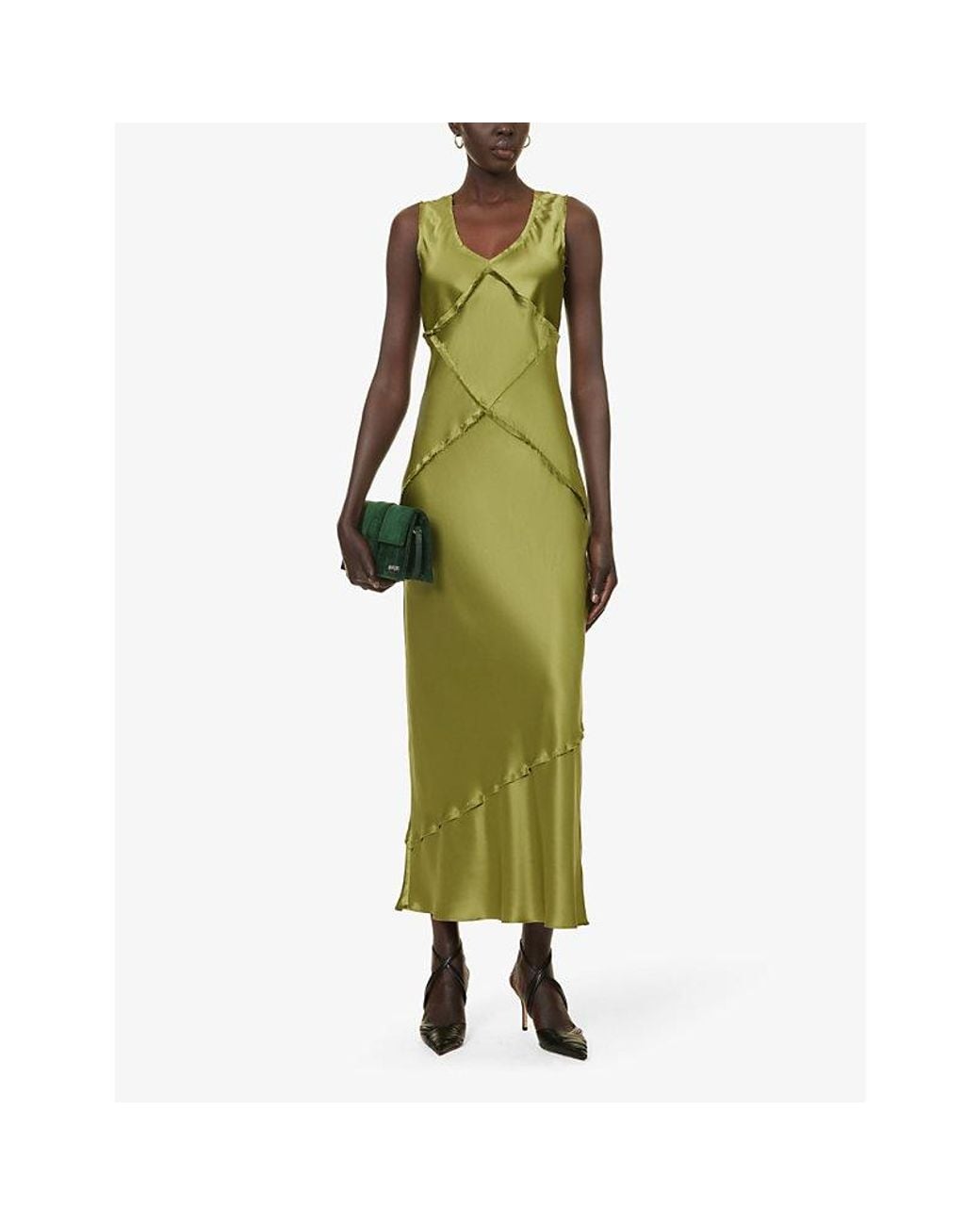 lime green midi dress ENTICING MIDI DRESS (Lime Green) – Kleaux