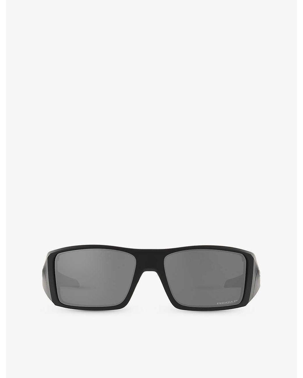 Oakley Oo9231 Heliostat Rectangle-frame Acetate Sunglasses in Gray | Lyst