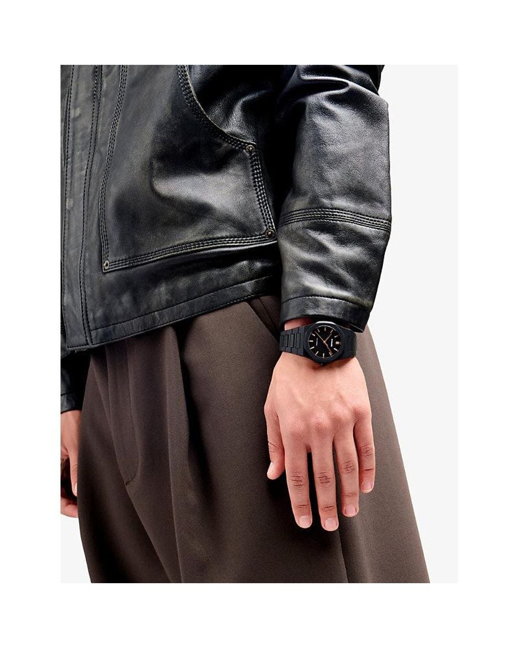D1 Milano Black Polycarbon Dawn Light Polycarbonate Quartz Watch