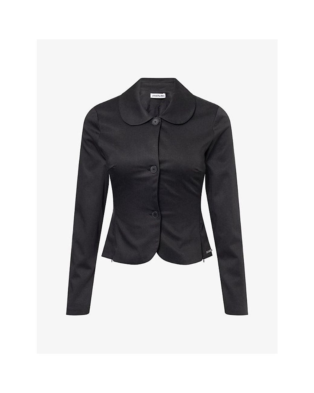 Peachy Den Blue Twiggy Muse Stretch-Woven Shirt