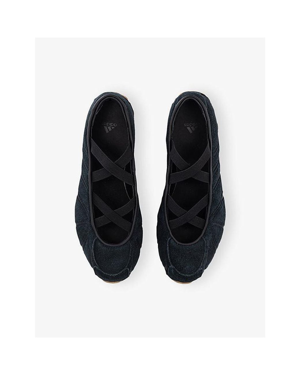 Adidas Blue Ghost Sprint Suede Ballet Flats