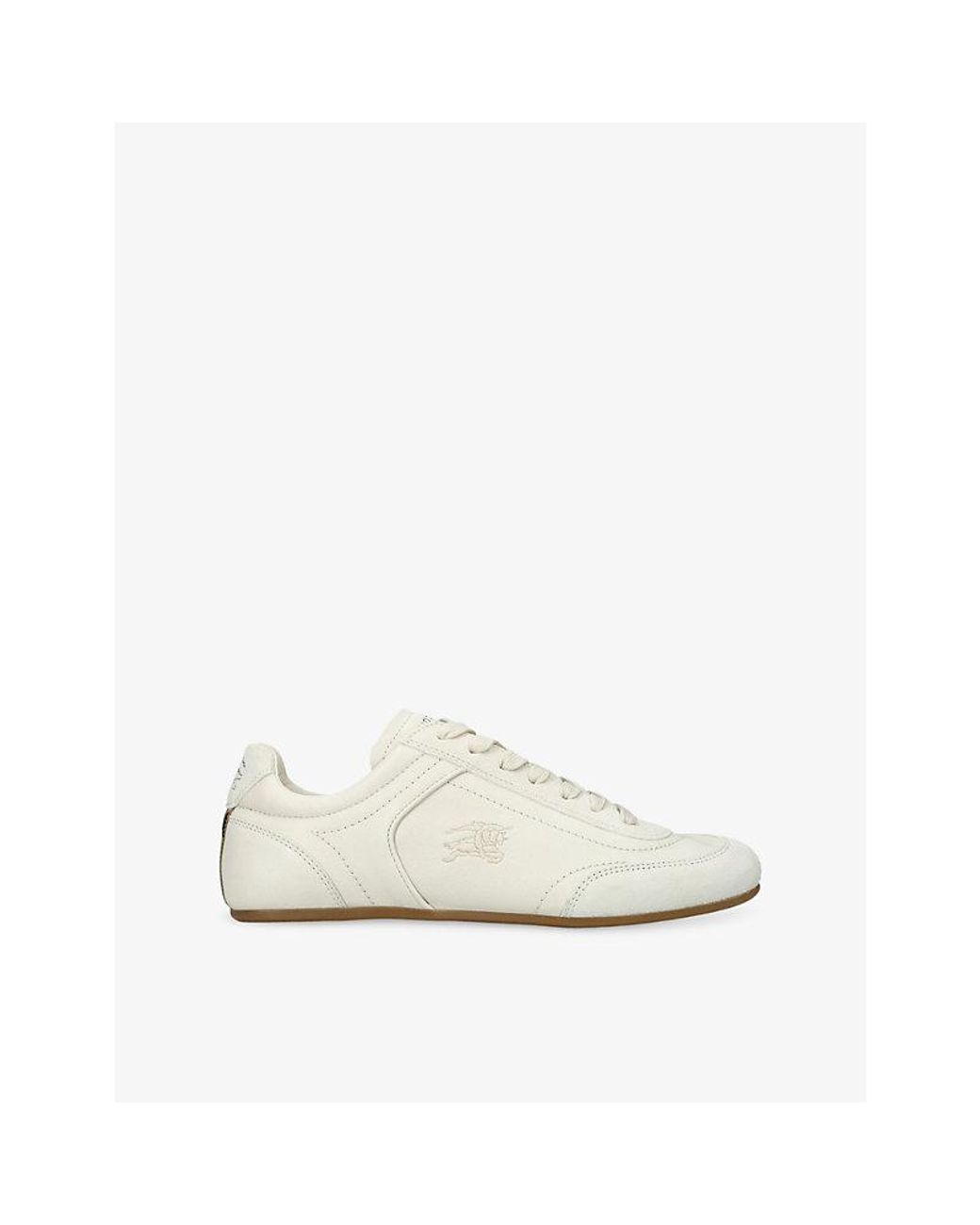 Burberry White Knight Leather Trainers