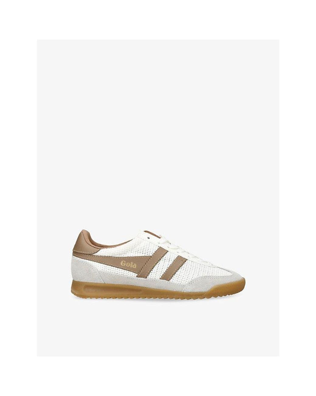 Gola White Tornado Zephyr Mesh Low-Top Trainers