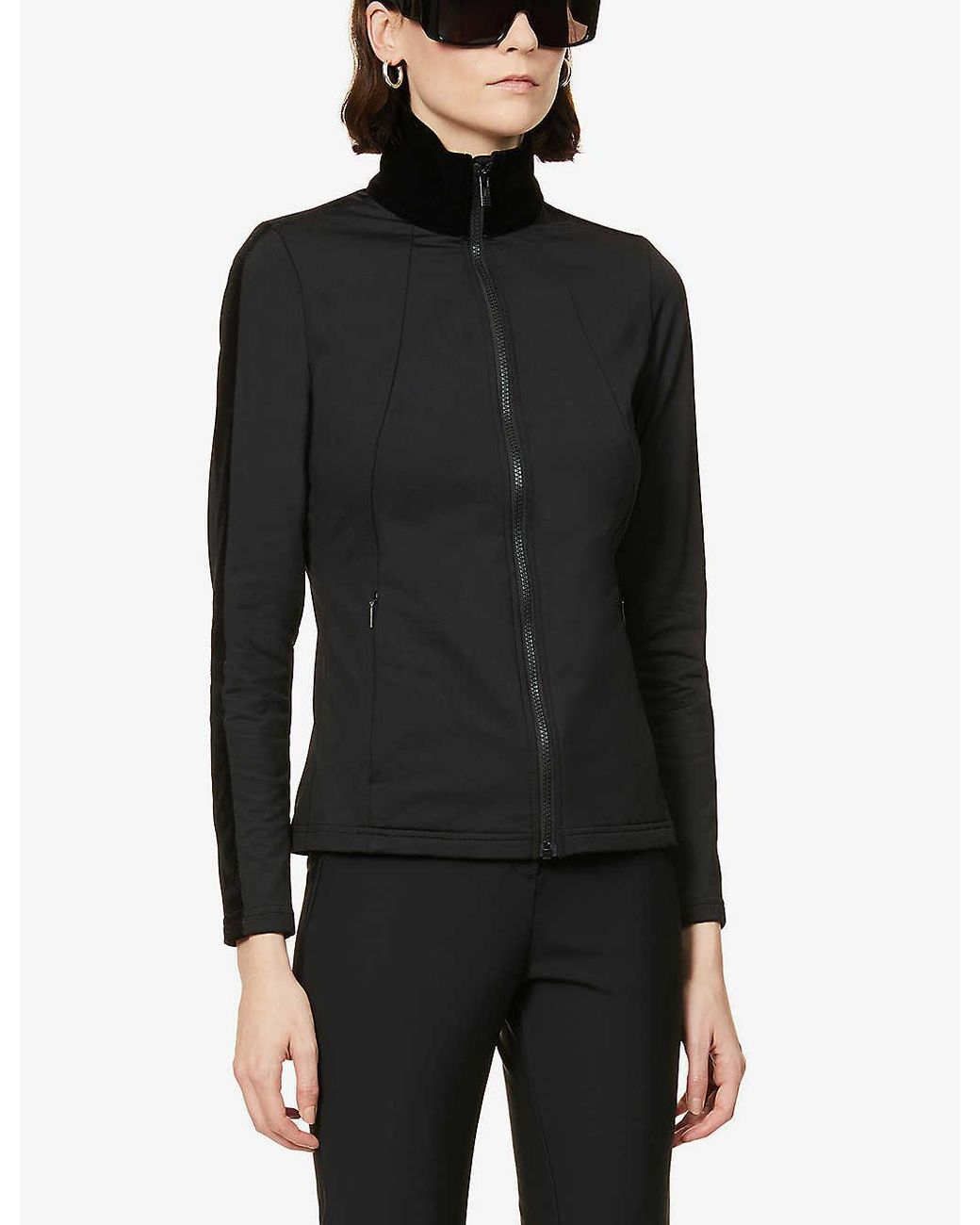 Fusalp Synthetic Stellaria Slim-fit Stretch-woven Jacket in Black - Lyst