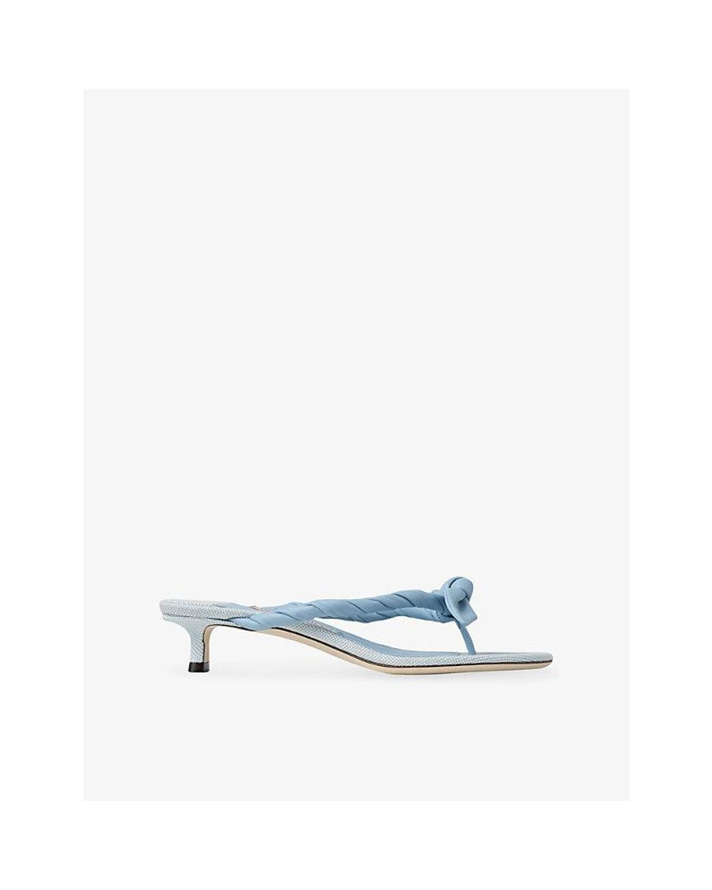 Jimmy Choo Blue Liss 35 Leather Heeled Sandals
