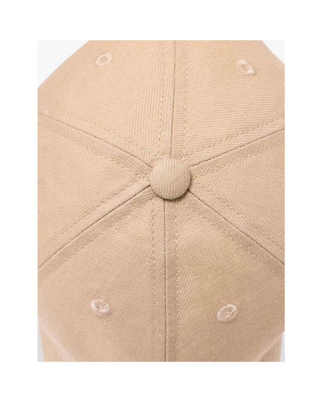 Maje Natural Logo-Appliqué Canvas Baseball Cap
