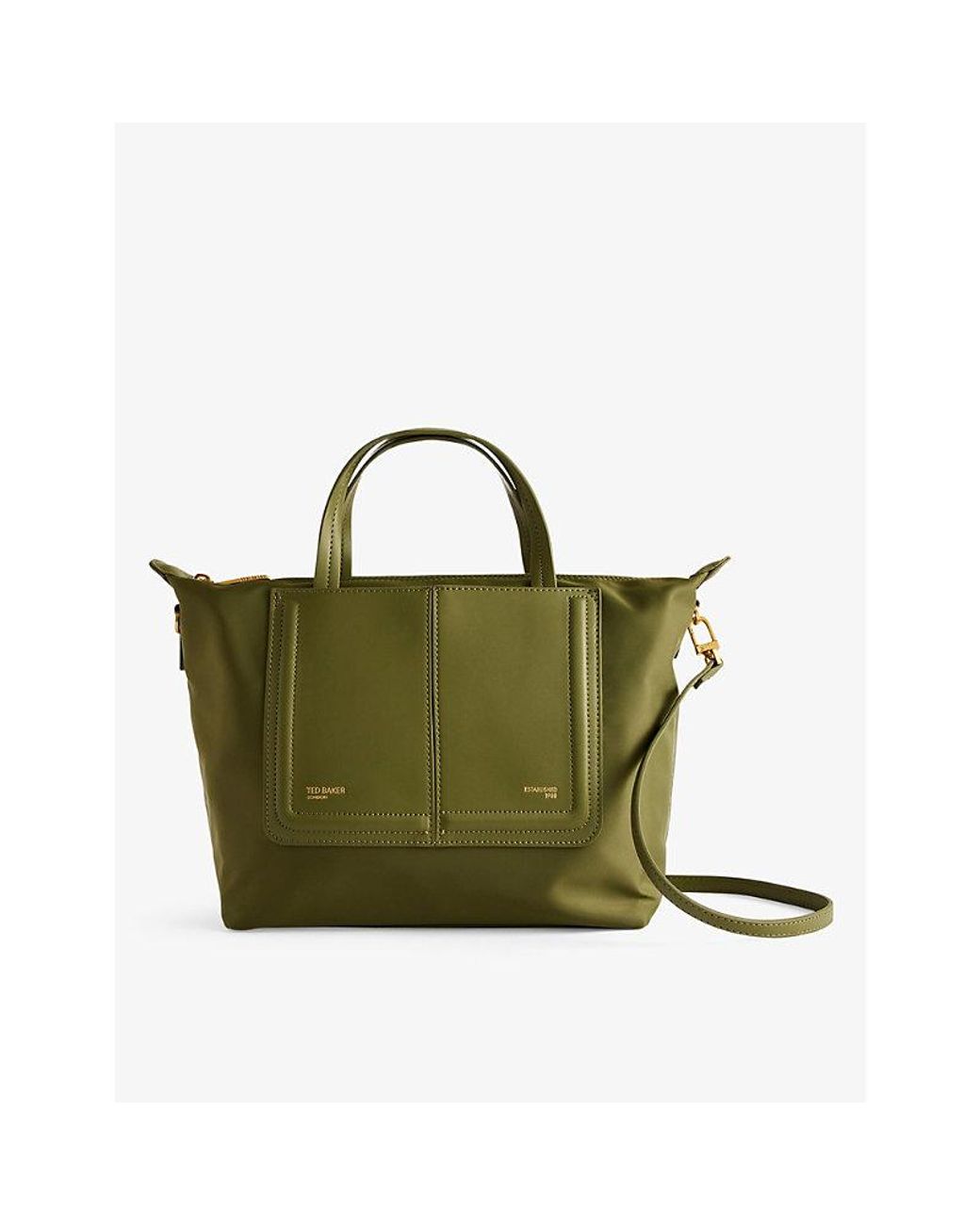 Ted baker emiilyy leather tote bag shop