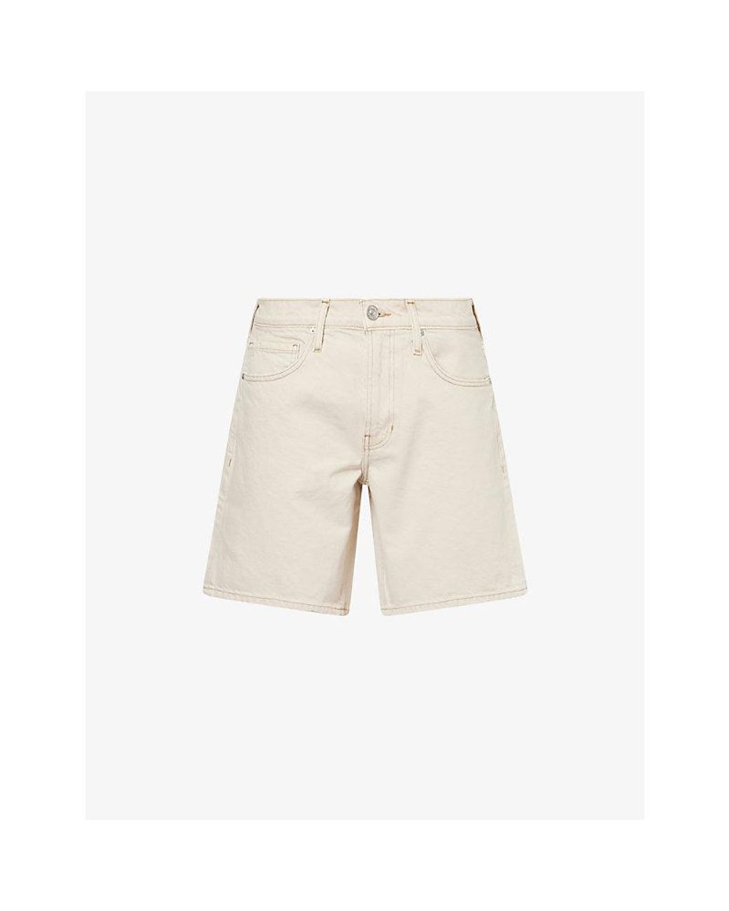PAIGE Natural Darnell Denim Shorts for men