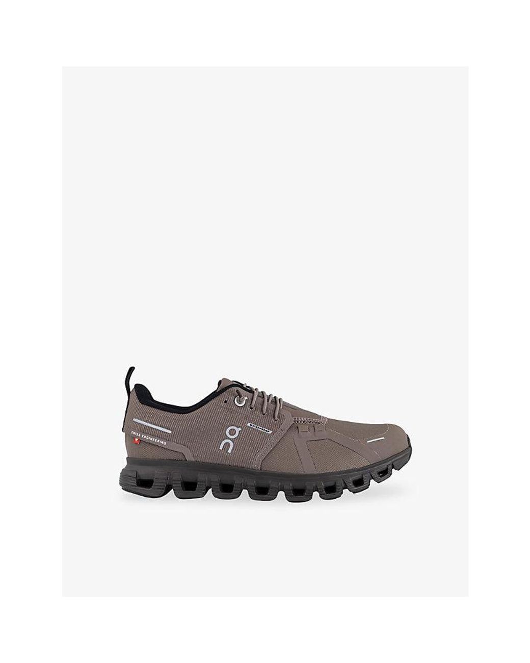 On Shoes Gray Cloud 6 Waterproof Woven Trainers for men