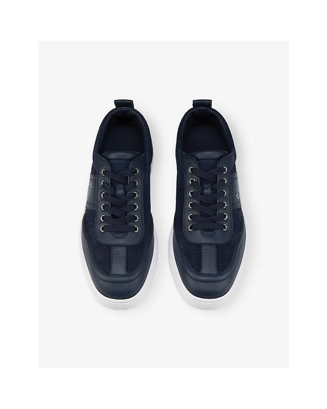 Christian Louboutin Blue Retero Leather Trainers for men