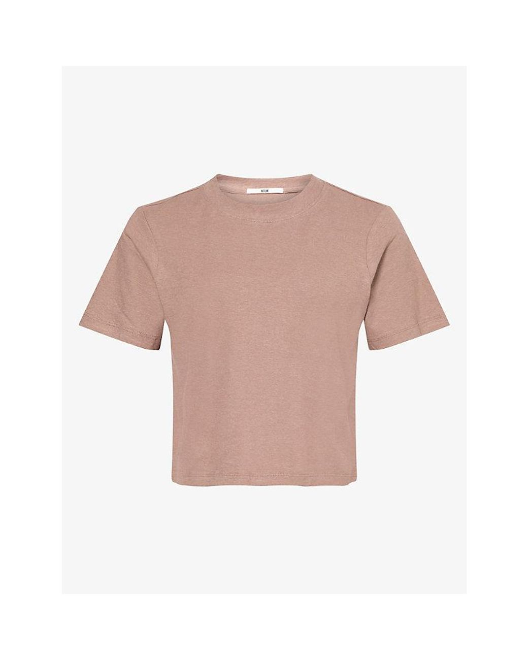 Neuw Pink June Layer Cotton-Blend T-Shirt