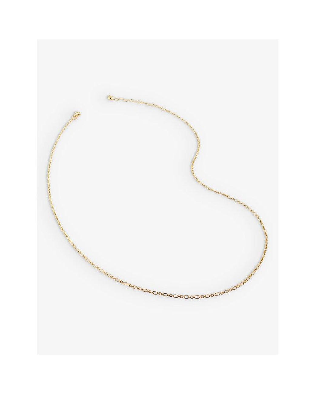 Monica Vinader Natural Cable-Chain 18Ct-Plated Vermeil Sterling- Necklace