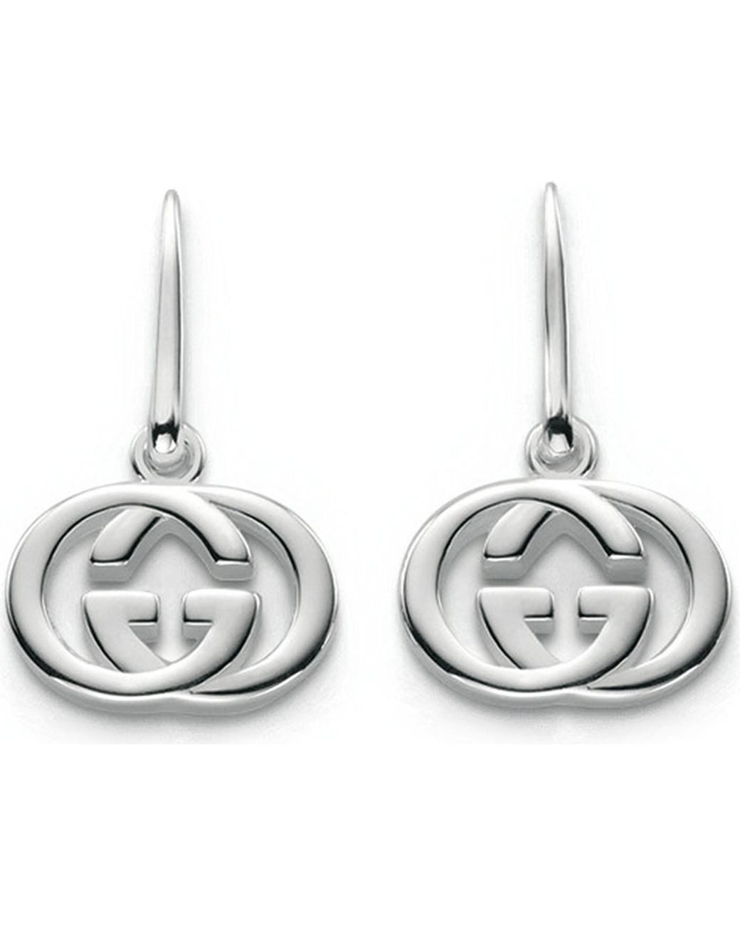 Gucci Britt Double-g Earrings in Metallic | Lyst