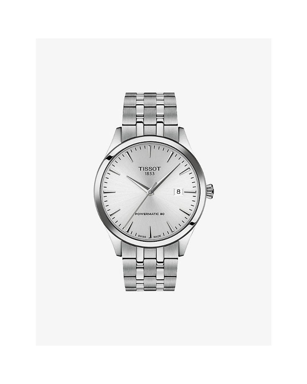 Tissot Metallic Classic Dream Stainless-Steel Automatic Watch 40Mm for men