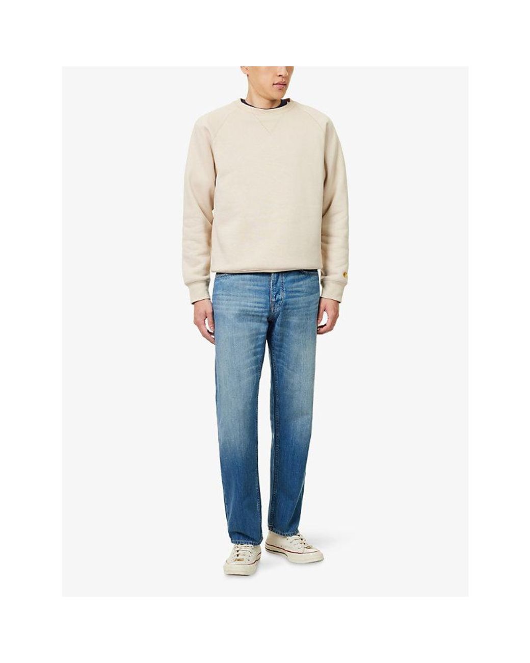 Nudie Jeans Blue Rad Rufus Straight-Leg Denim Jeans for men