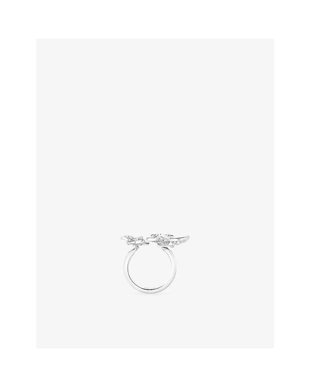 Boucheron White Lierre De Paris 18Ct And 0.59Ct Diamond Ring
