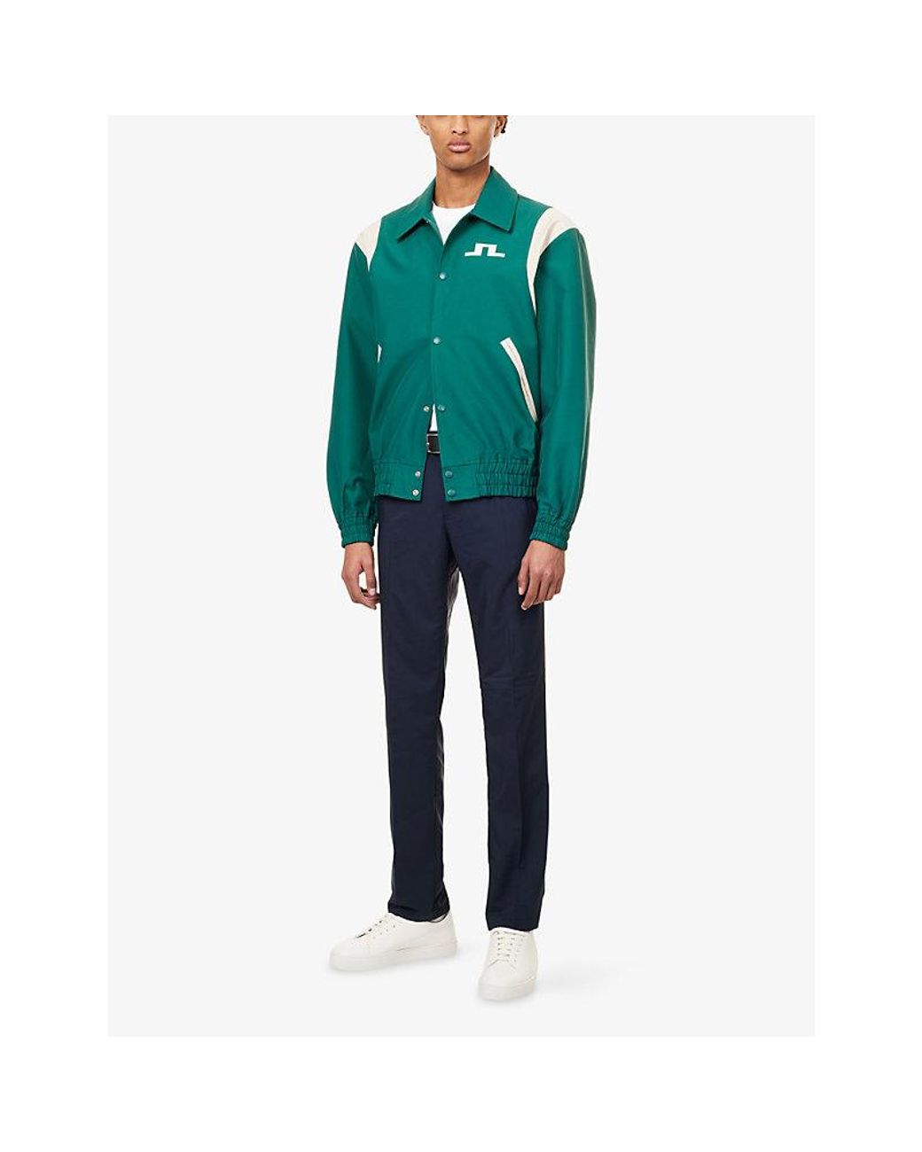 J.Lindeberg Green Bridger Masters Woven Jacket for men