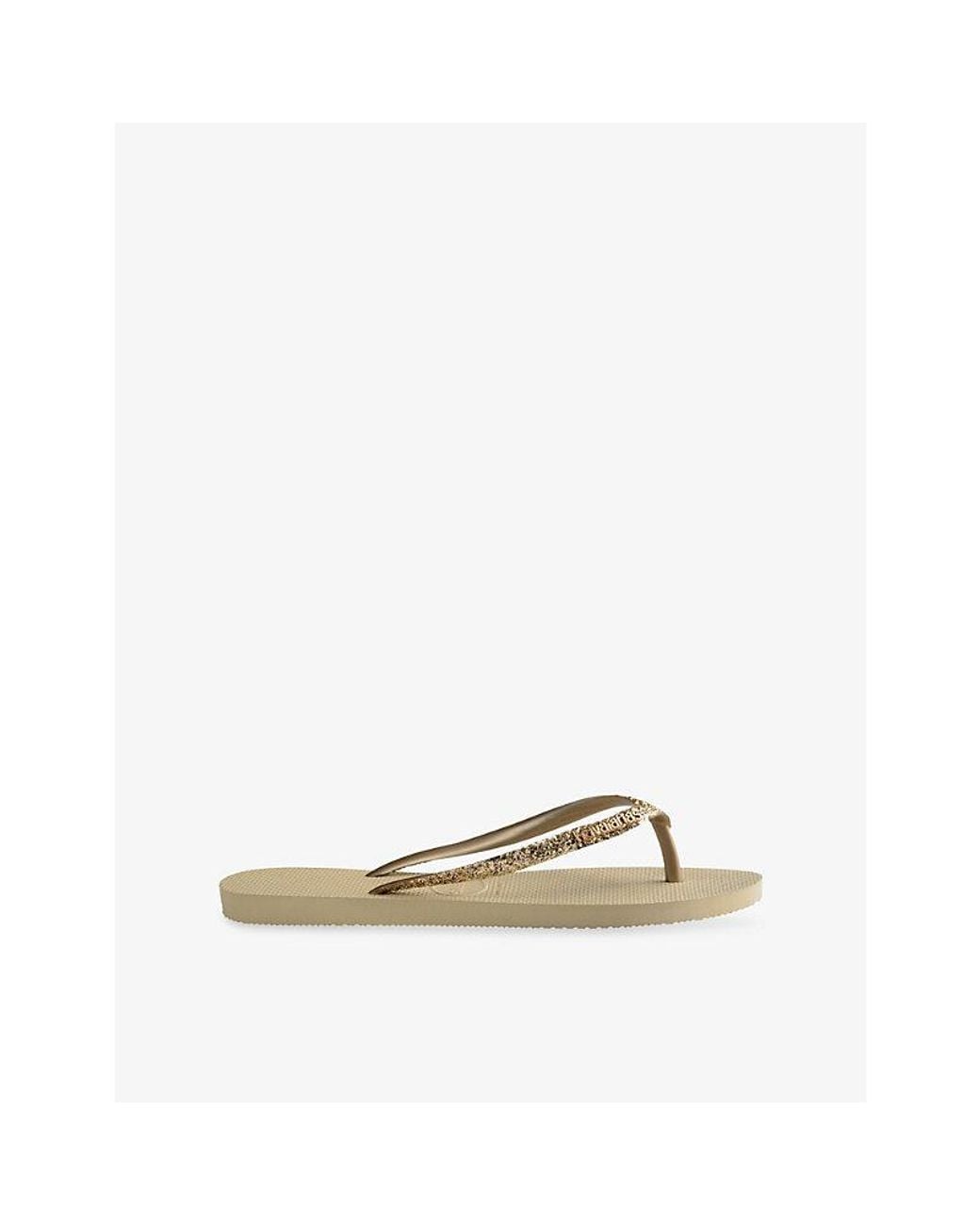 Havaianas Multicolor Slim Glitter Ii Rubber Flip Flops