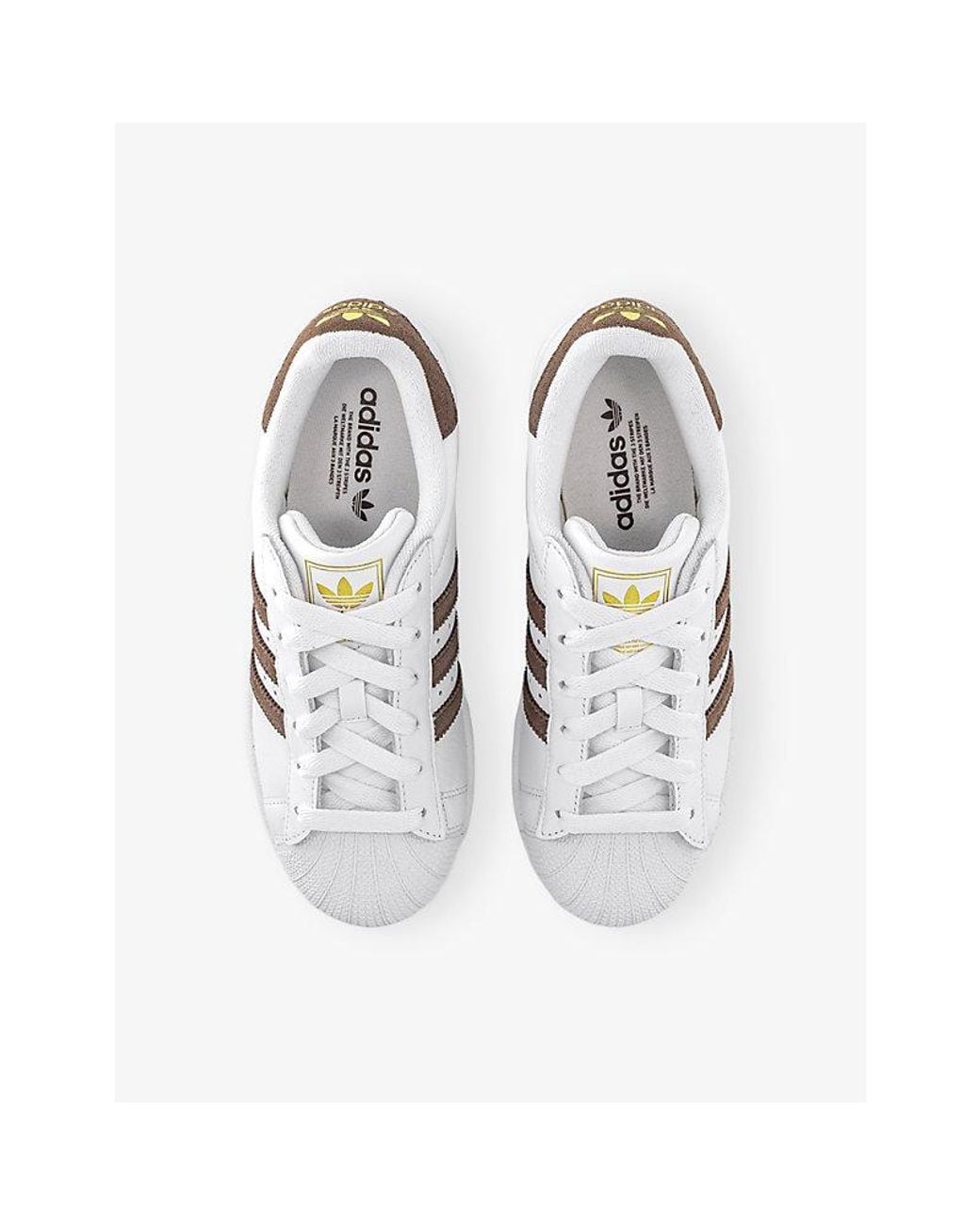Adidas White Superstar Ii Leather Trainers