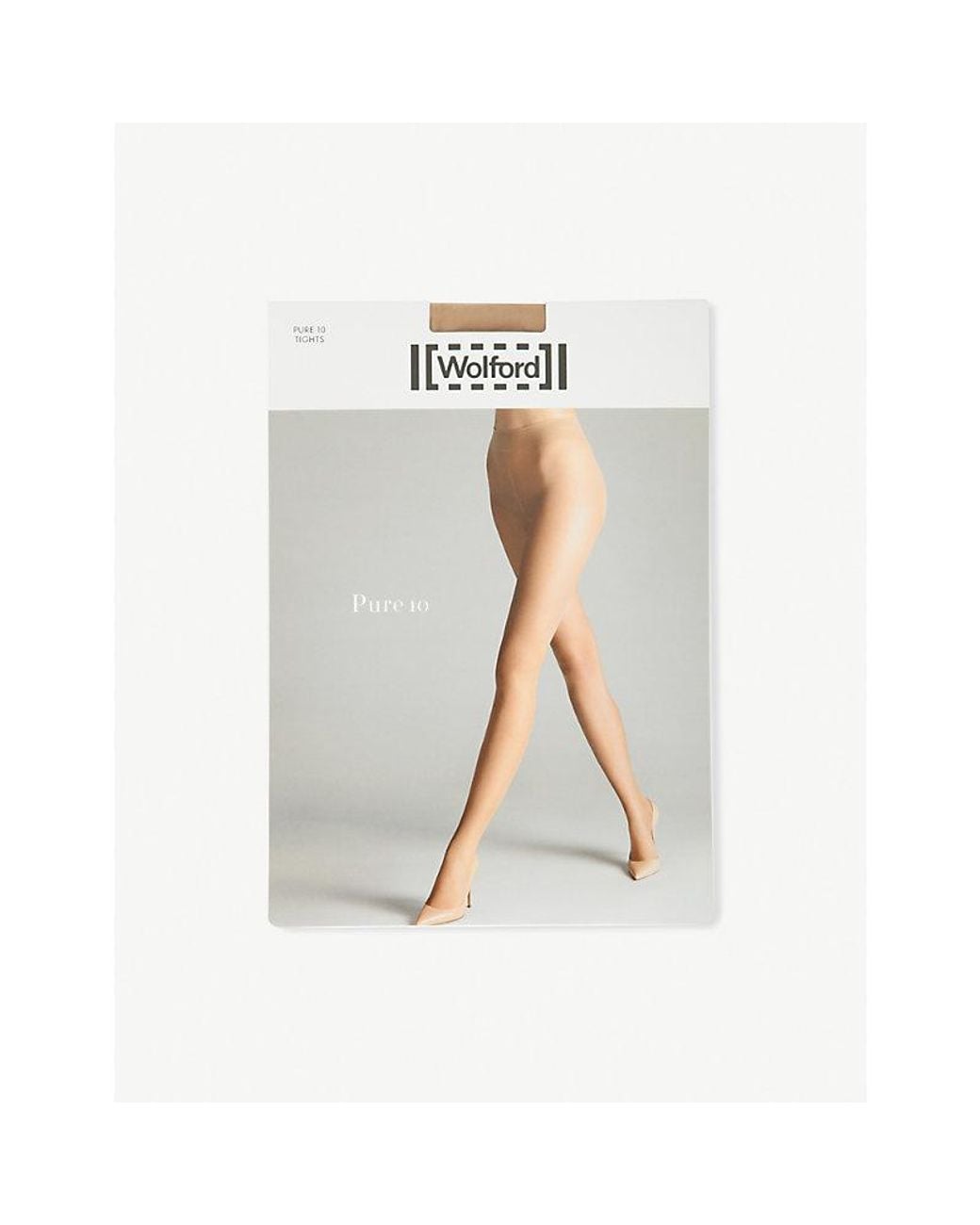 Wolford White Pure 10 Tights