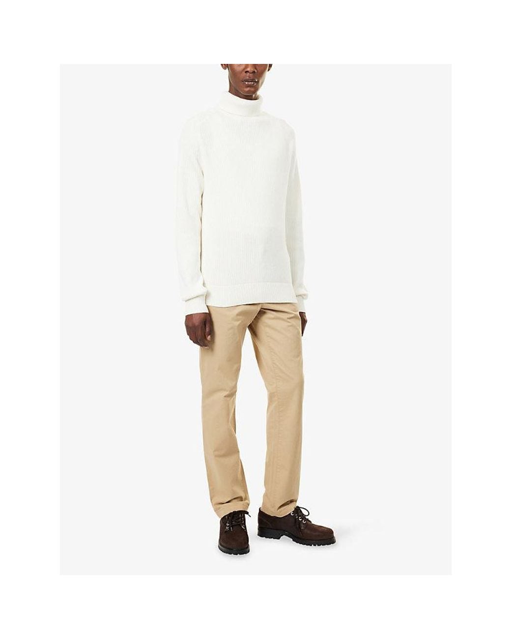 Gant Natural Classic Regular-Fit Cotton Chinos for men