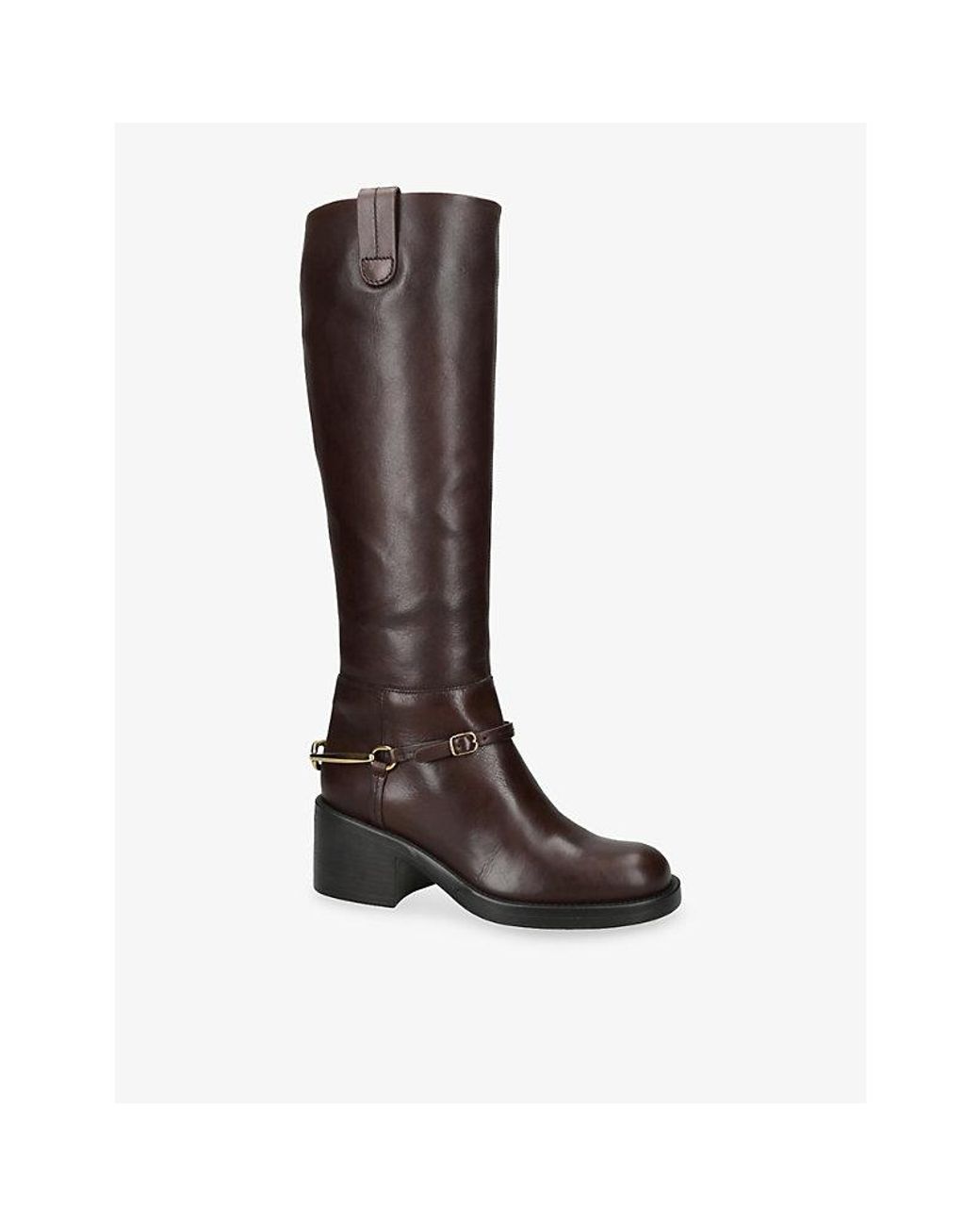 Chloé Brown Dakota Knee-High Leather Boots
