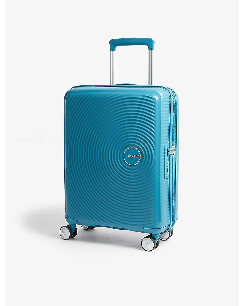 American Tourister Soundbox Bass Midnight Navy Hard Cabin Spinner in