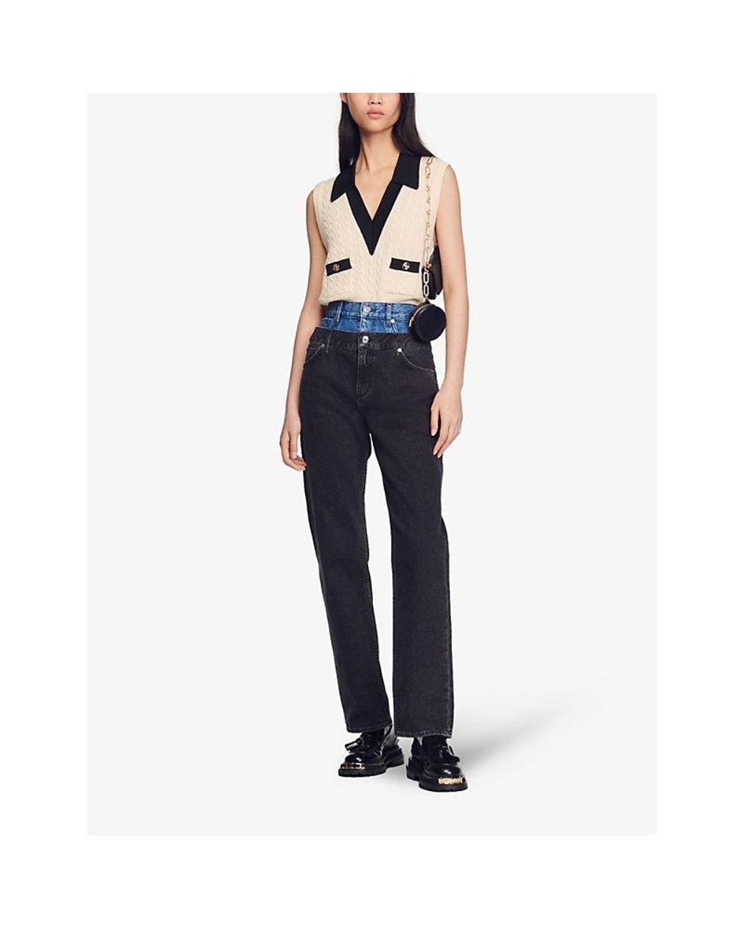 Sandro store mom jeans