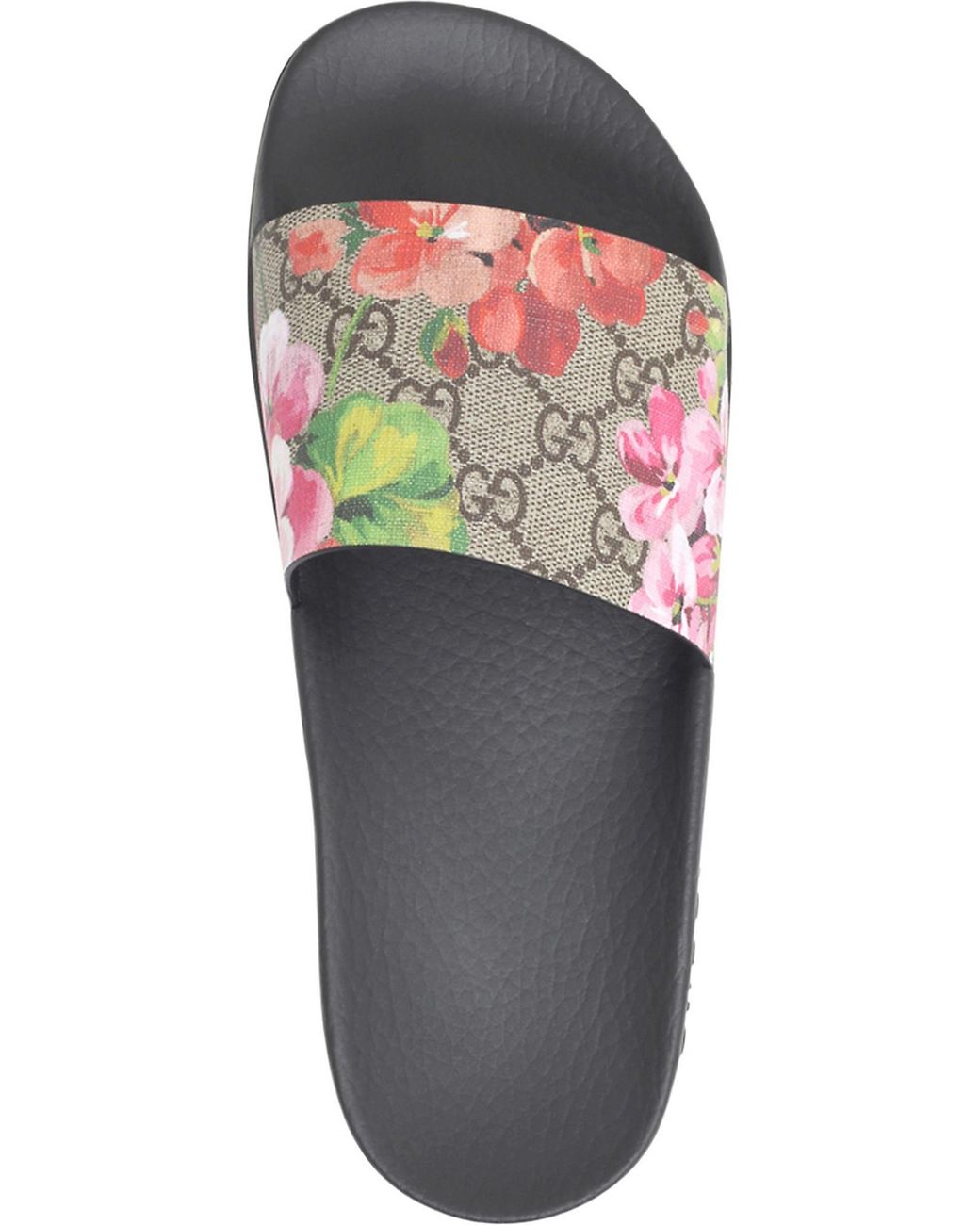 Gucci Canvas GG Blooms Supreme Slide Sandal - Save 54% | Lyst