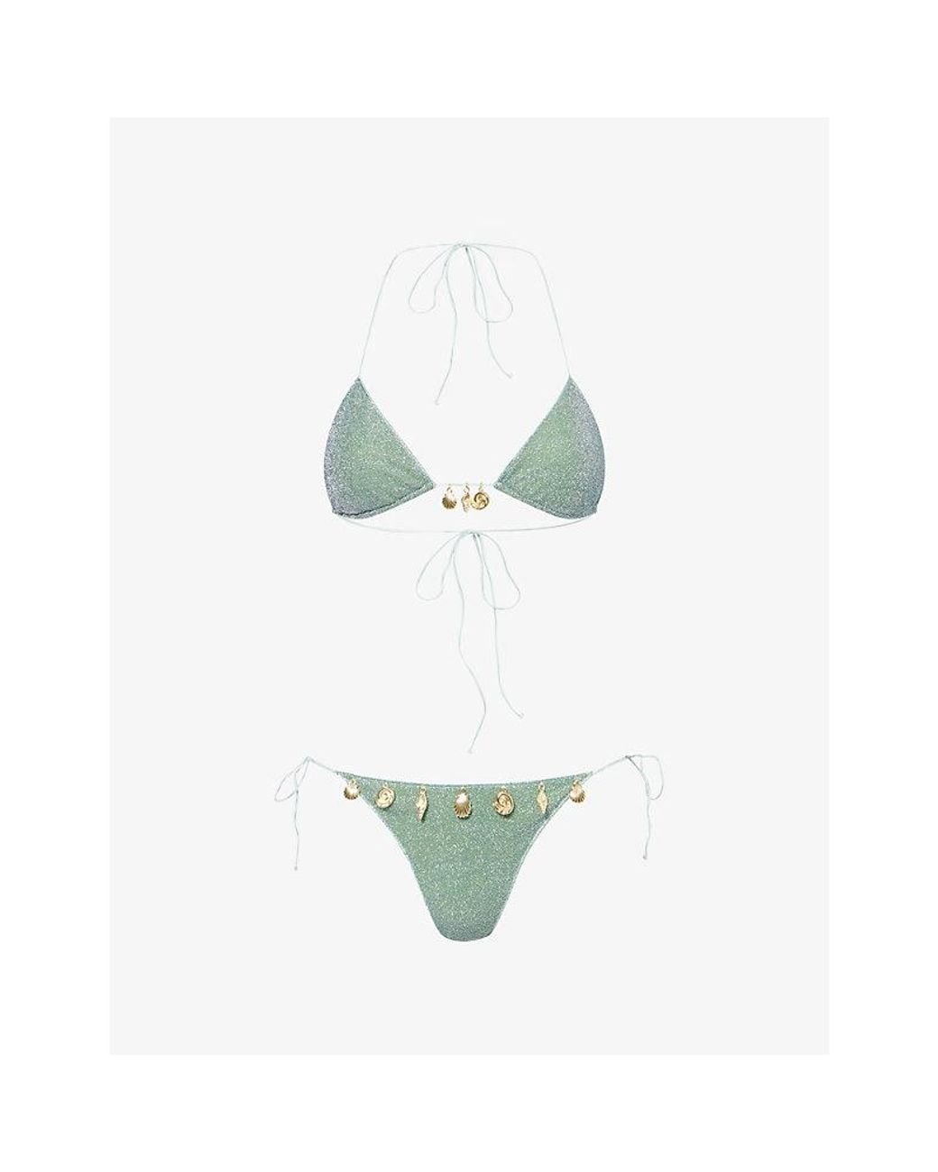 Oseree Green Lumiere Charm Bikini Set